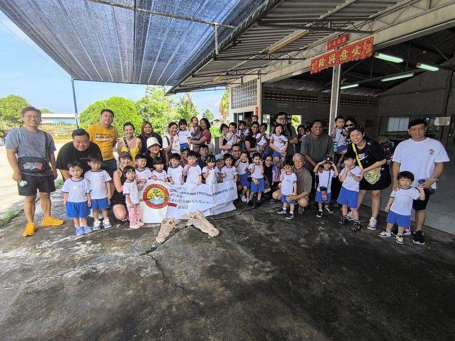 Edufarm children's group trip to Long Kuan Hung Crocodile Farm