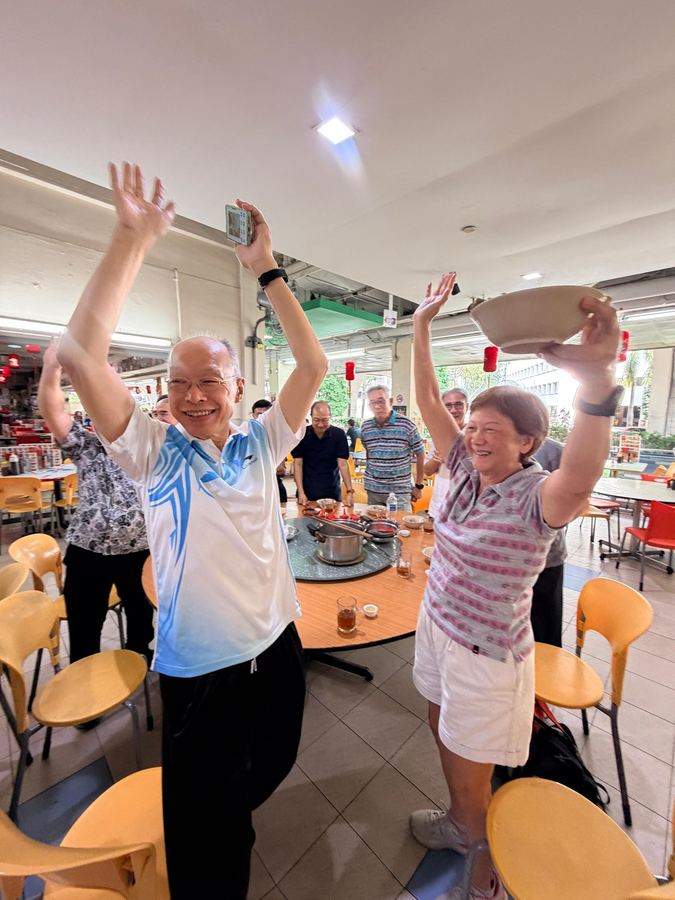 Group of seniors at Ya Hua Bak Kut Teh Outram