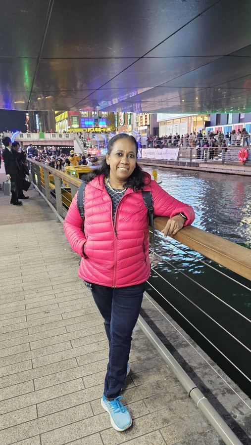 Teacher Santhi, a Star Tots Playgroup early-childhood educator at Blk 334 Sembawang